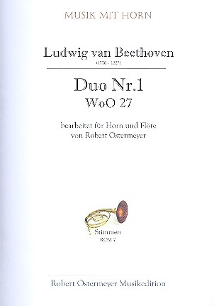 Duo Nr.1 WoO.27 fr Horn in F und Flte Stimmen