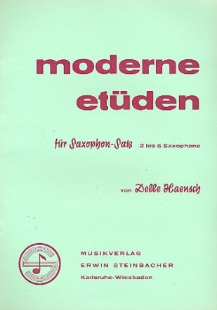 Moderne Etden fr Saxophone (2-5 Saxophone)