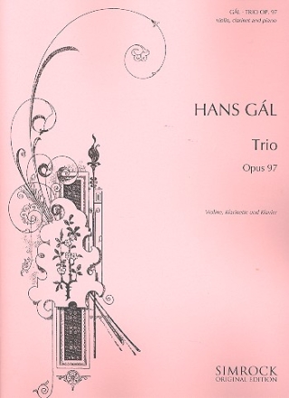 Trio op.97 für Violine, Klarinette und Klavier
