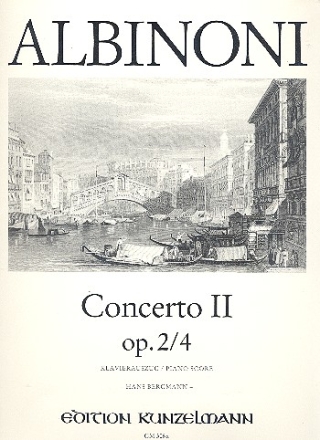Concerto a cinque e-Moll Nr.2 op.2,4 fr Violine, Streicher und Bc fr Violine und Klavier