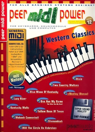 Western Classics: fr Keyboards, Soundmodule und Computer Noten und Mididisc