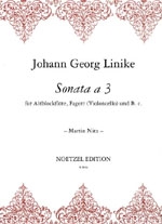 Sonata  3 fr Altblockflte, Fagott (Violoncello) und Bc