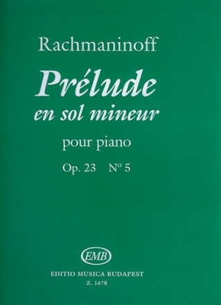 Prludium g-Moll op.23,5 fr Klavier