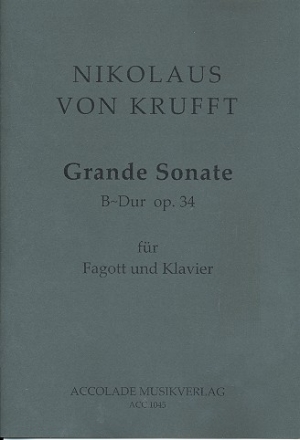 Grande Sonate B-Dur op.34 fr Fagott und Klavier