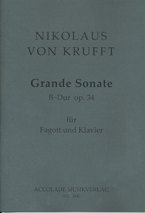 Grande Sonate B-Dur op.34 fr Fagott und Klavier