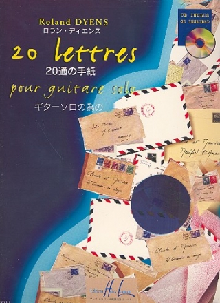 20 lettres (+CD) pour guitare solo