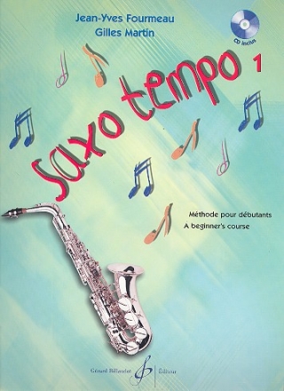 Saxo Tempo vol.1 (+CD) pour saxophone (fr/en)