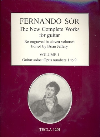 The new complete Works for guitar vol.1 Guitar solos op.1-9