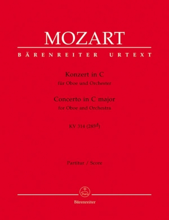 Konzert C-Dur KV314 fr Oboe und Orchester Partitur