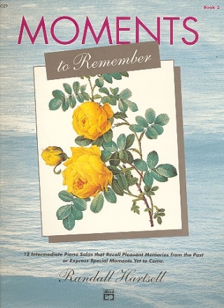 MOMENTS TO REMEMBER VOL.2 12 INTERMEDIATE PIANO SOLOS