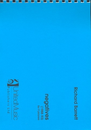 Negatives (1988-93) for 9 players with amplification A4 facs. score