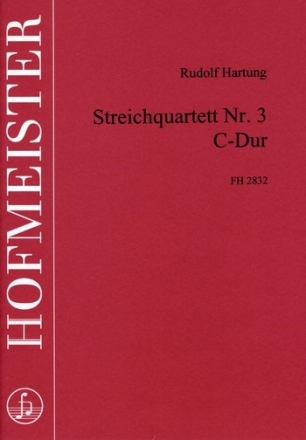 Streichquartett C-Dur Nr.3 Partitur und Stimmen