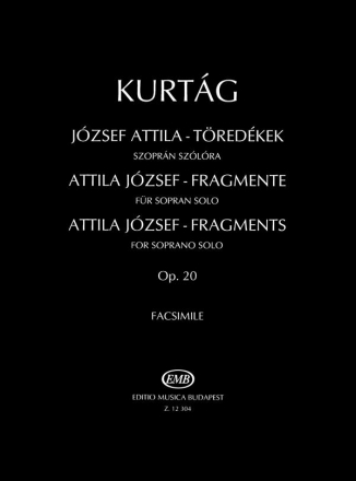 Attila Jozsef-Fragmente fr Sopran solo (un)