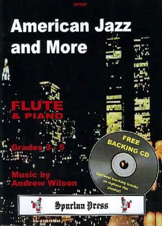 American Jazz and more (+CD): for flute and piano (Grades 3-5)