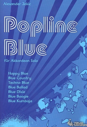 Popline Blue - 7 leichte Poptitel fr Akkordeon