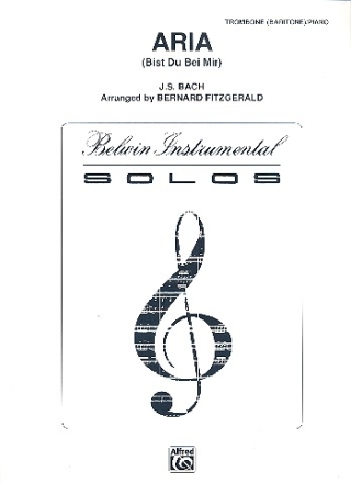 Bist du bei mir Aria for trombone (baritone) and piano