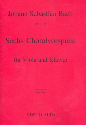 6 Choralvorspiele fr Viola und Klavier