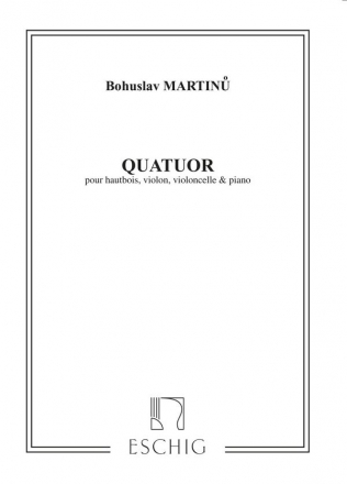 Quatuor pour hautbois, violon, violoncelle et piano  parties