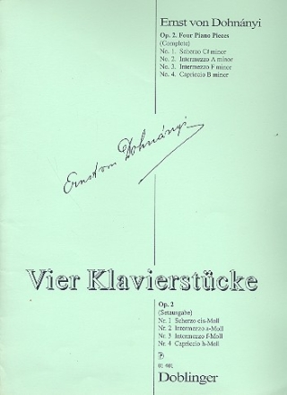 4 Klavierstcke op.2  