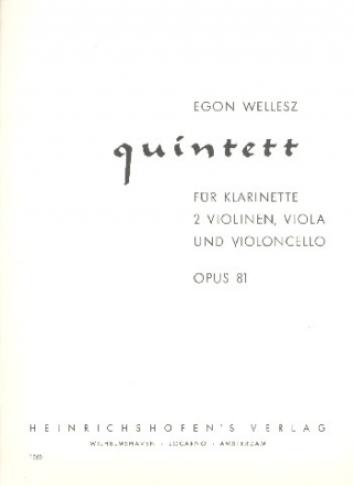Quintett op.81 fr Klarinette, 2 Violinen, Viola und Violoncello