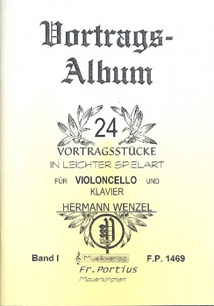 24 Vortragsstücke Band 1 für Violoncello und Klavier leicht spielbar
