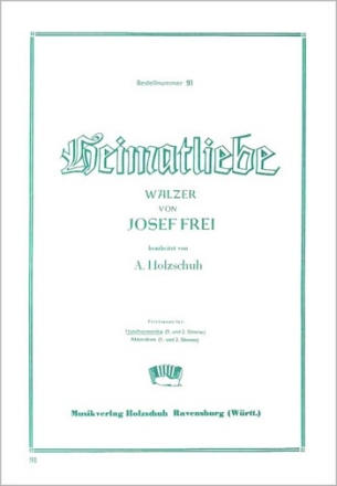 heimatliebe fuer handharmonika (1.+2.stimme)