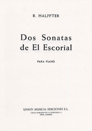 2 Sonatas de El Escorial para piano