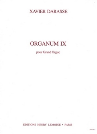Organum 9 pour grand orgue