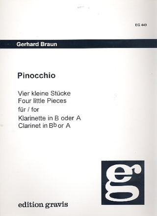 Pinocchio 4 kleine Stcke fr Klarinette in B oder A