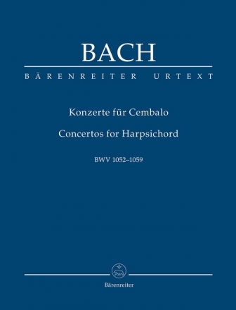 Konzerte fr Cembalo BWV1052-1059  Studienpartitur