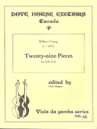 29 Pieces for solo viol (viola da gamba)