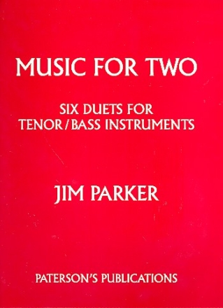 Music for two 6 duets for tenor/ bass instruments score