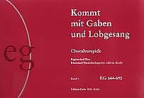 Kommt mit Gaben und Lobgesang Band 3 (EG644-695) Choralvorspiele Regionalteil West