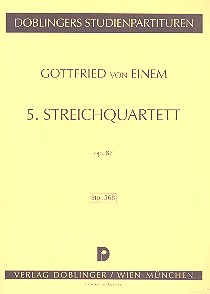 Streichquartett Nr.5 op.87 Studienpartitur