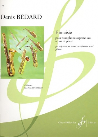 Fantaisie pour saxophone soprano ou tenor et piano