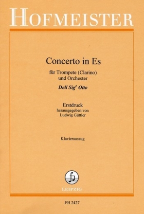 Konzert Es-Dur fr Trompete und Orchester fr Trompete und Klavier