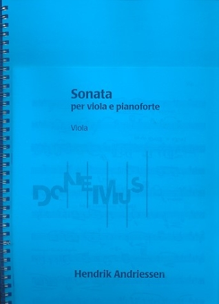 Sonate fr Viola und Klavier