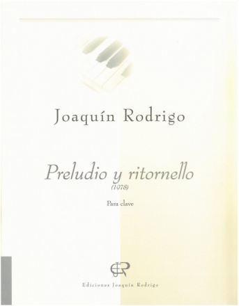 PRELUDIO Y RITORNELLO POUR CLAVECIN