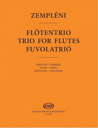 Trio fr 3 Flten Partitur und Stimmen