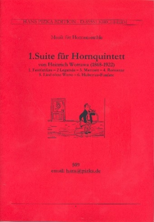1. Suite fr 5 Hrner Partitur und Stimmen