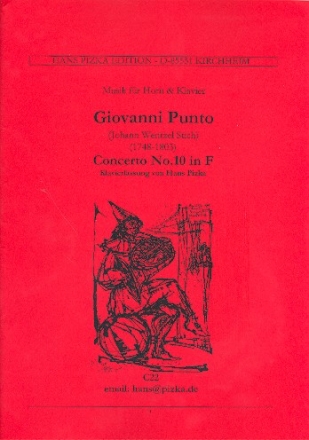 Concerto F-Dur Nr.10 fr Horn und Orchester fr Horn in F und Klavier