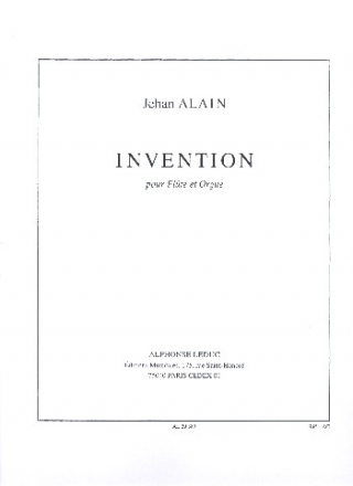 Invention pour flte et orgue