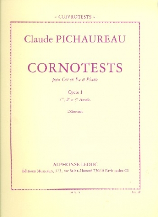 Cornotests vol.1 pour cor en fa et piano