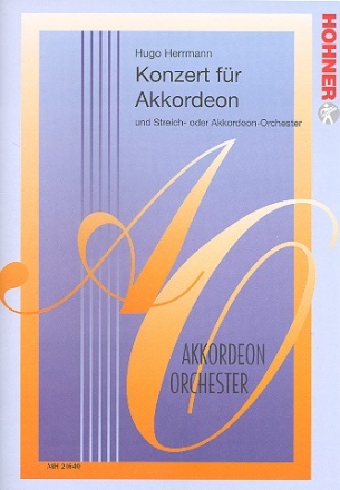 Konzert fr Akkordeon und Streichorchester (Akkordeonorchester) Partitur