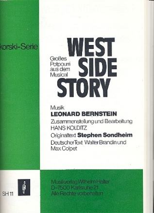 West Side Story: fr Blasorchester