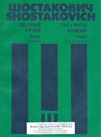The limpid Stream op.39 piano score paperback