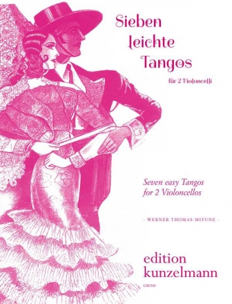 7 leichte Tangos fr 2 Violoncelli Spielpartitur