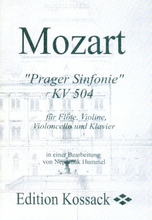 Sinfonie D-Dur KV504 Fr Flte, Violine, Violoncello und Klavier,  Stimmen