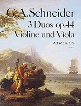 3 Duos op.44 fr Violine und Viola Stimmen