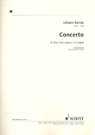 Concerto G-Dur fr Violine und Streichorchester Einzelstimme - Violine II